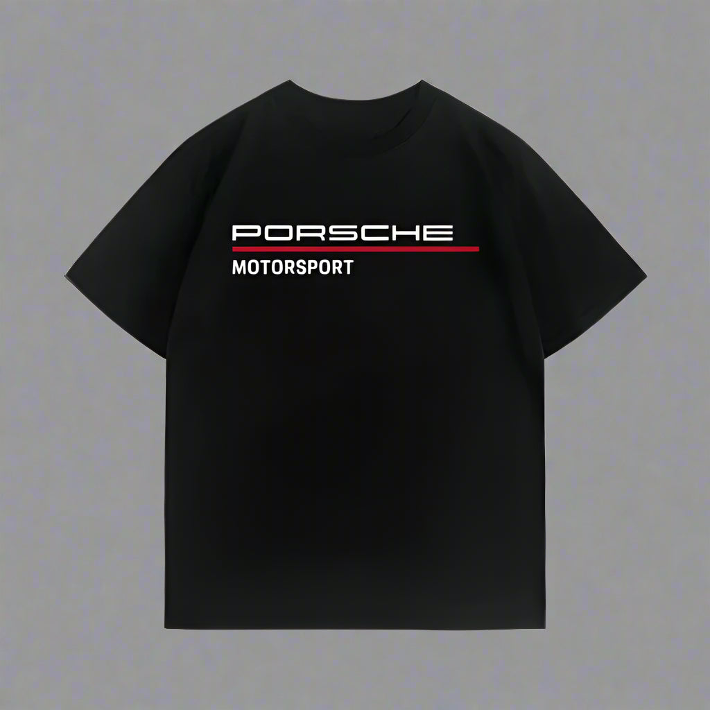 Classic High Quality Men Porsche T-shirt