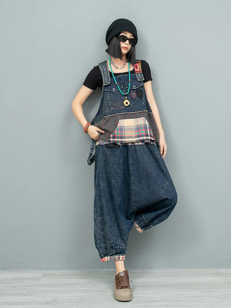 Blue Moon Fashion Retro Denim Ira Two-piece Set