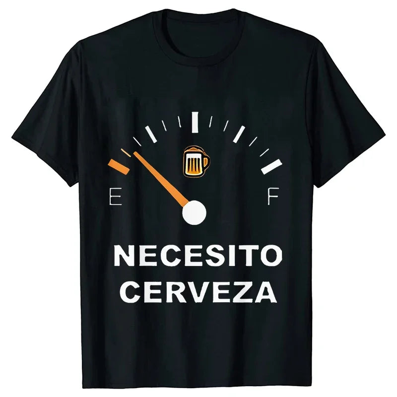 Men's Casual T-shirt NECESITO CERVEZA