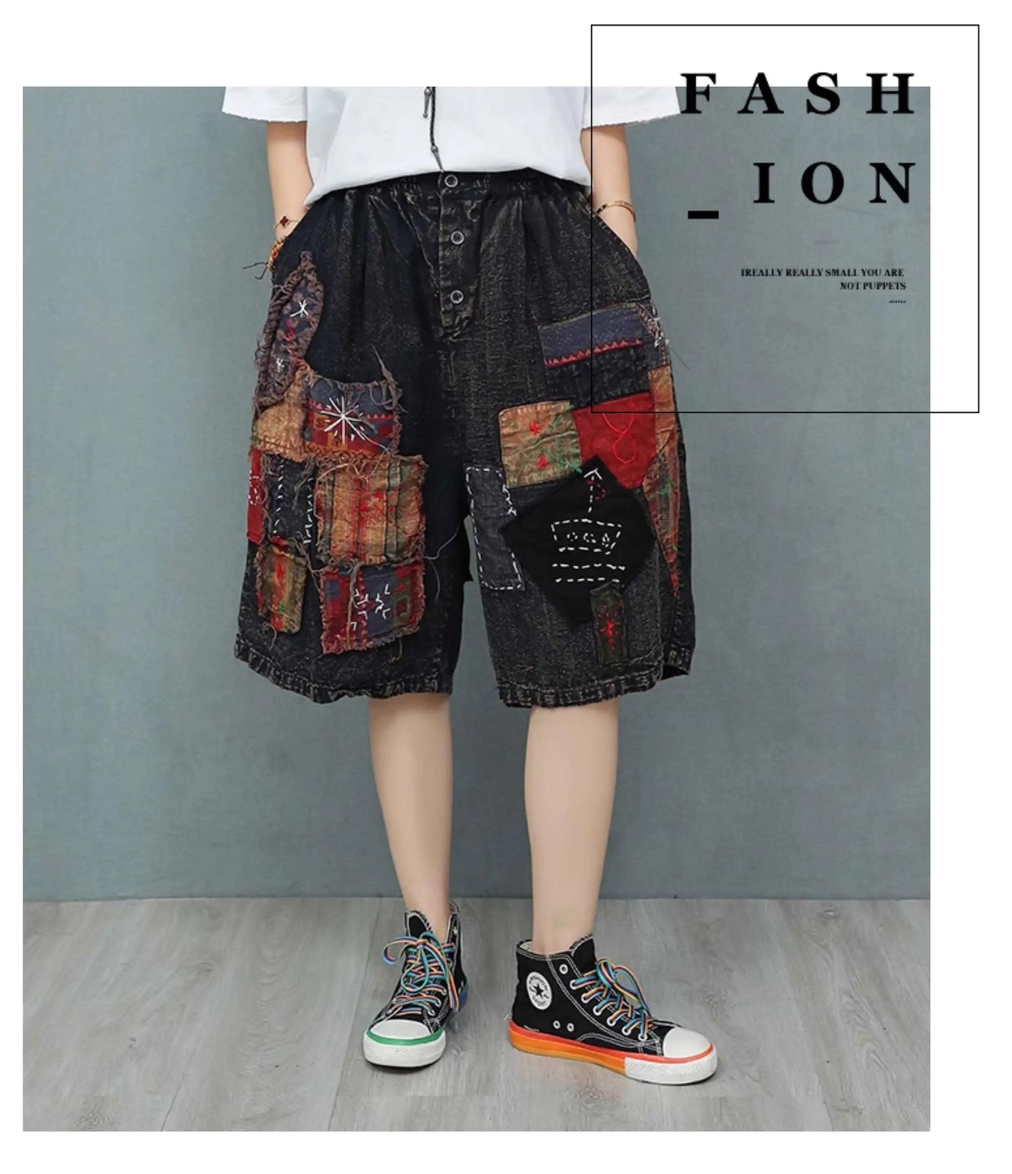 Fashion Denim HLM Two-piece Set