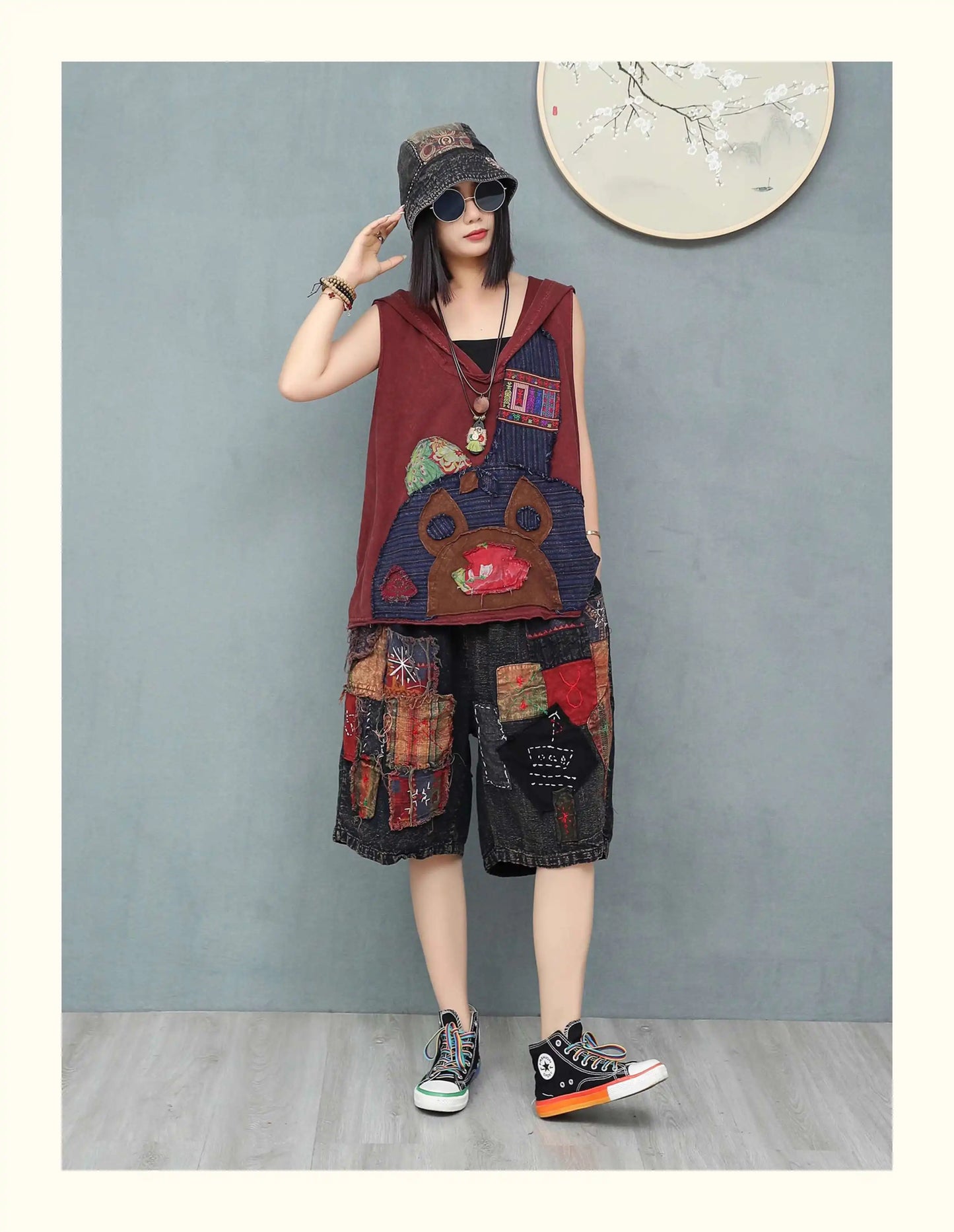 Fashion Denim HLM Two-piece Set