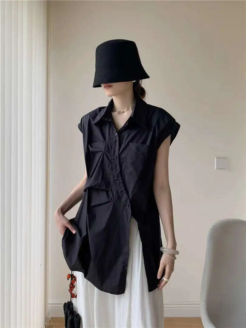 Slit Blouse
