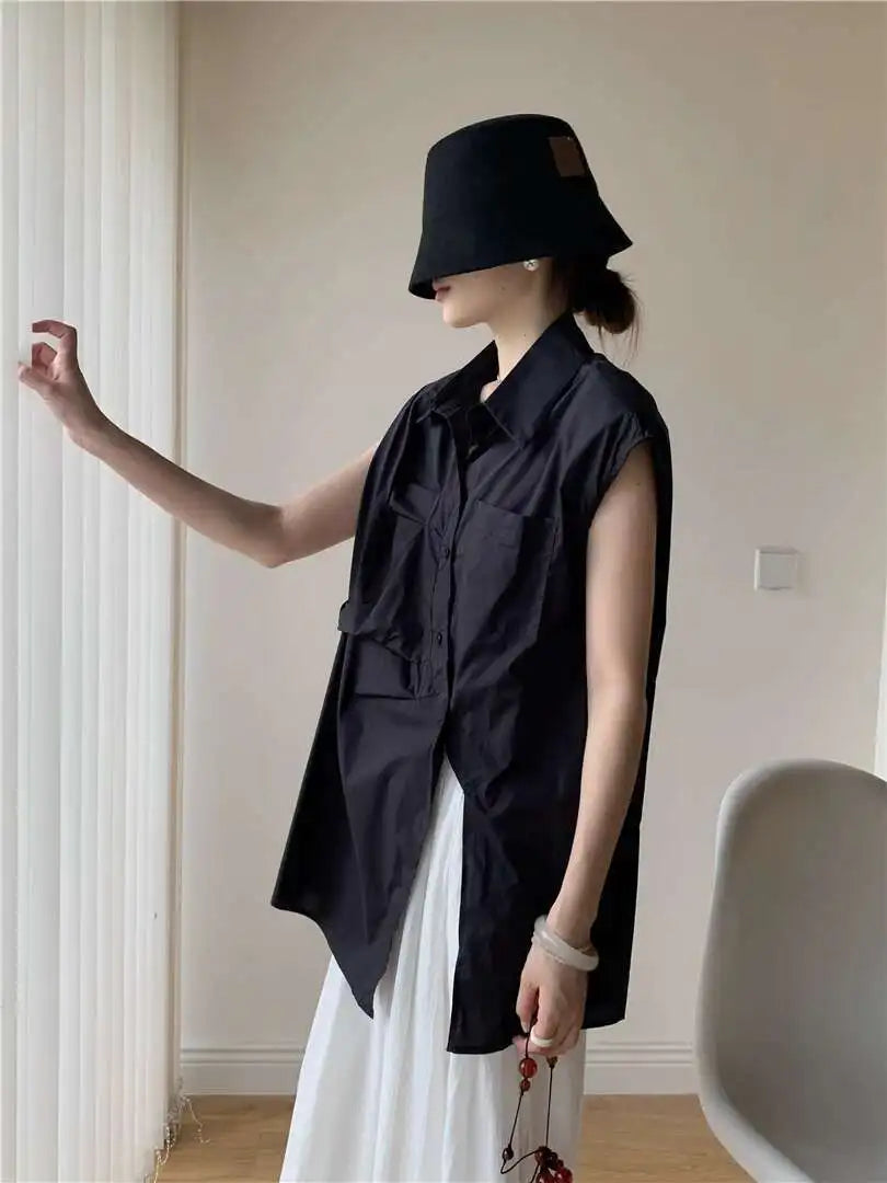 Slit Blouse