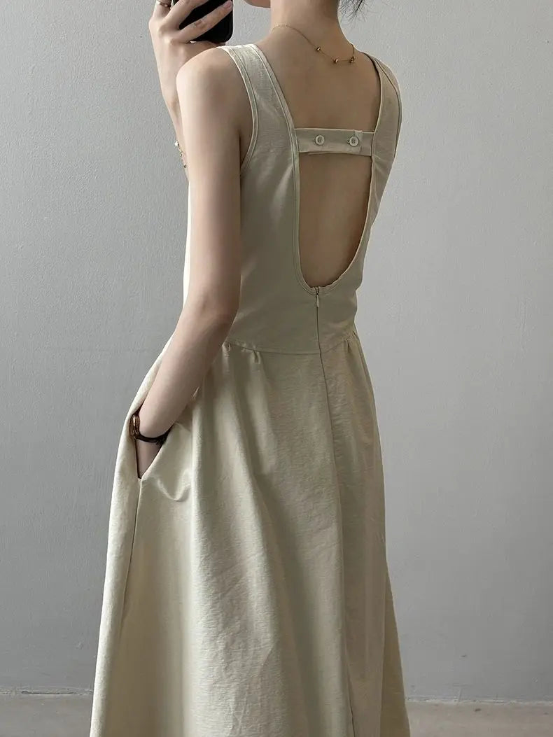 Artistic Vest Dress for Women| Blue Moon Fashion