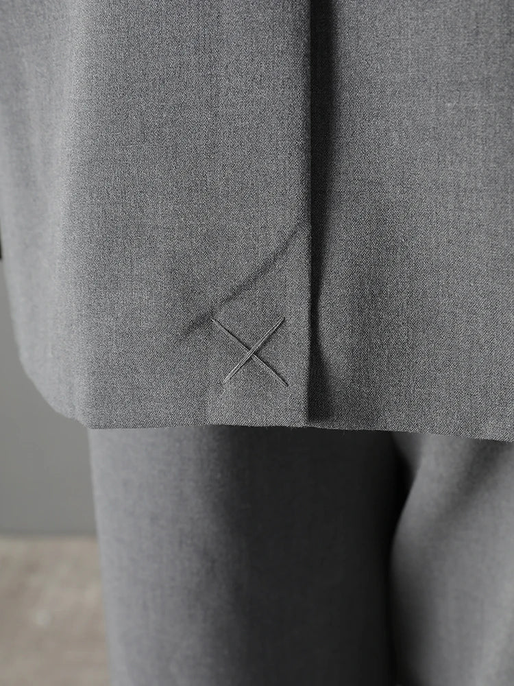 Blue Moon Fashion Gray Suit 3 Piece Set Women