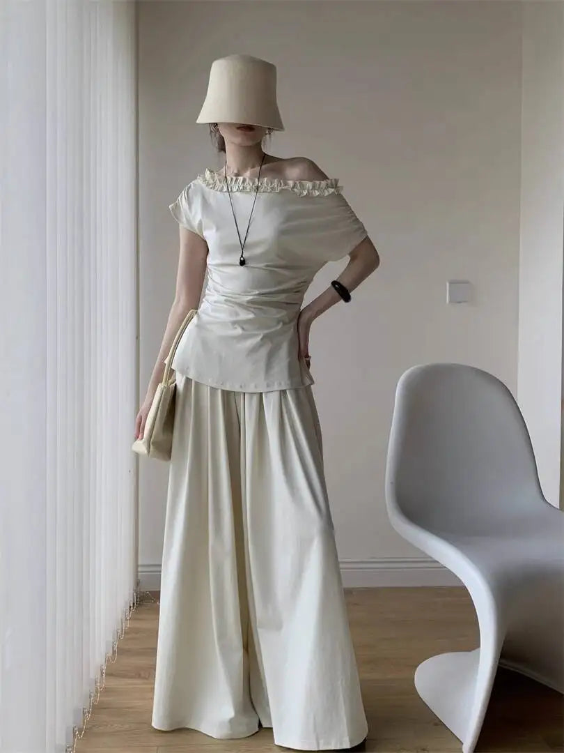 Two Pieces Sana Beige Set