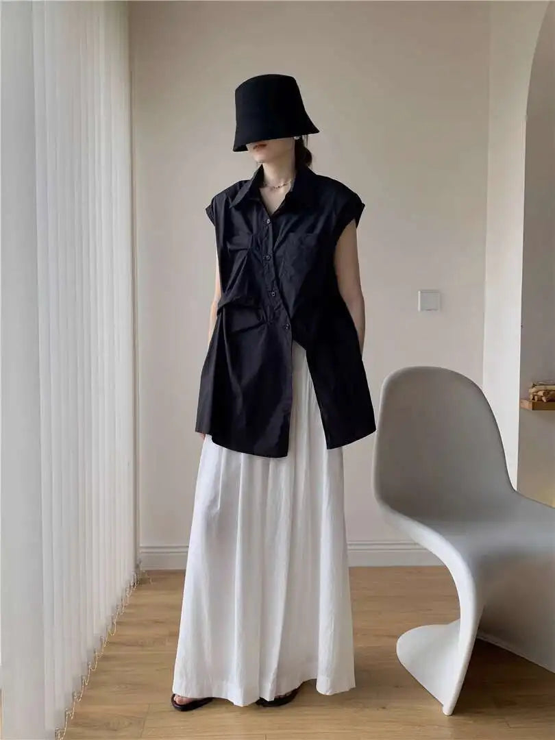 Slit Blouse