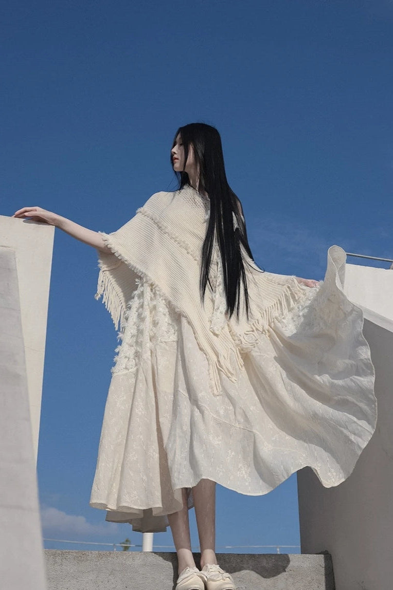 Retro Dress and Shawl