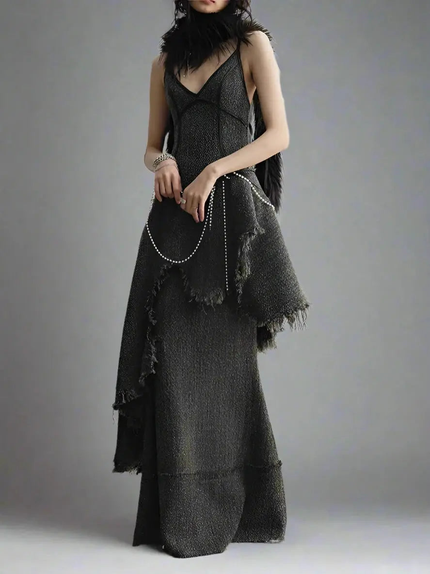 Solo Wool Dress Blue Moon Fashion House