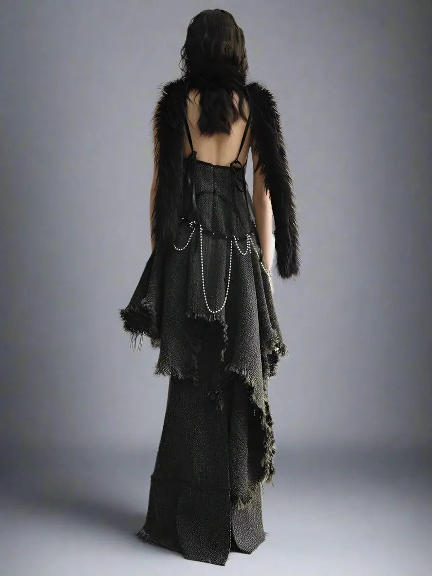 Solo Wool Dress Blue Moon Fashion House