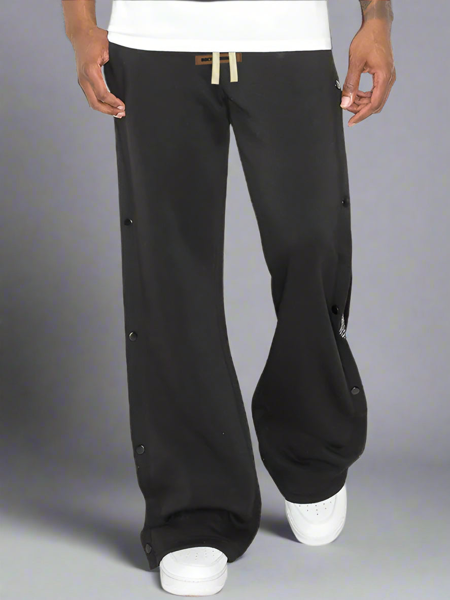New Men's High Street Wide-Leg Casual Trousers