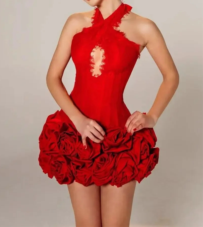 Red Rose Dress