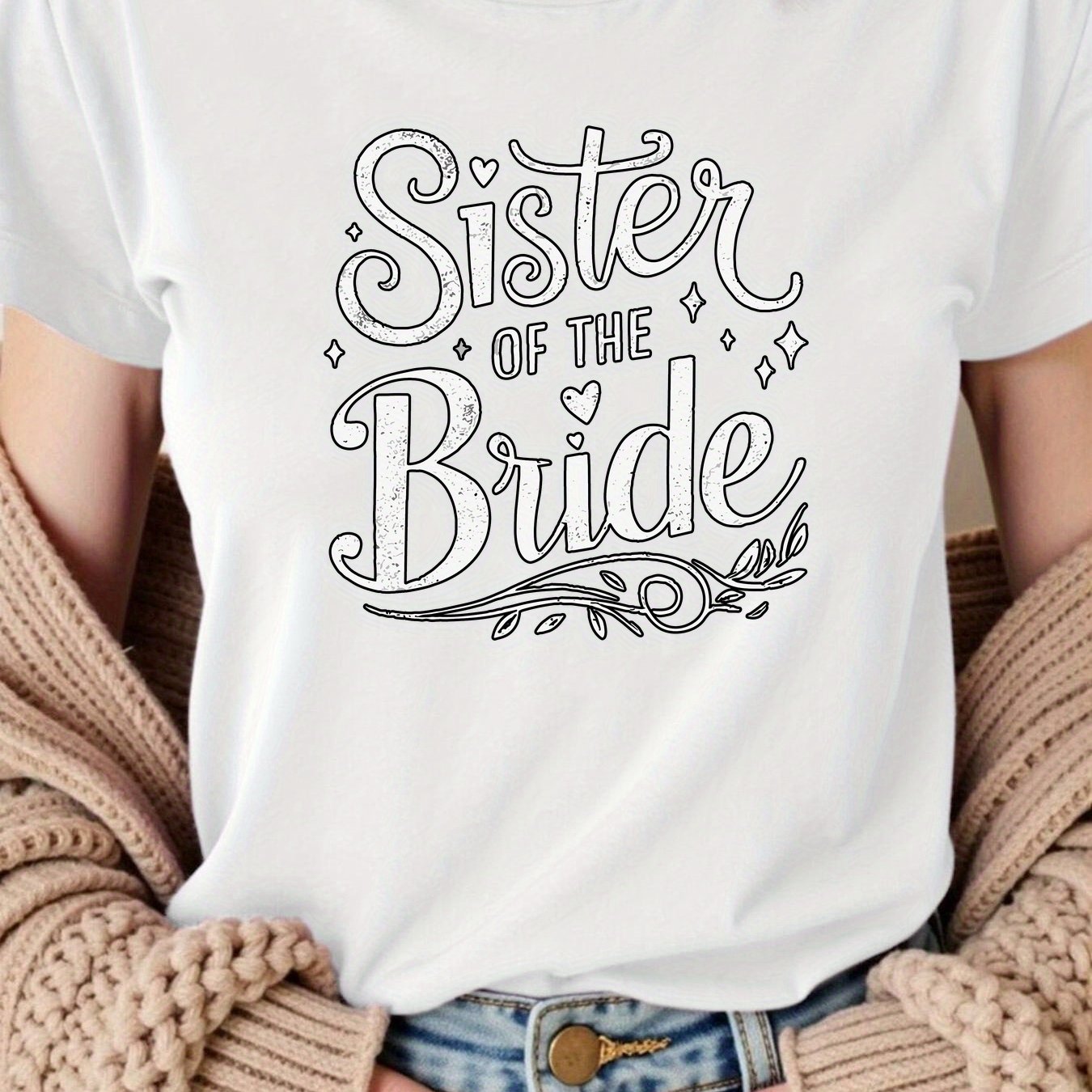 "Sister of the Bride"  T-Shirt