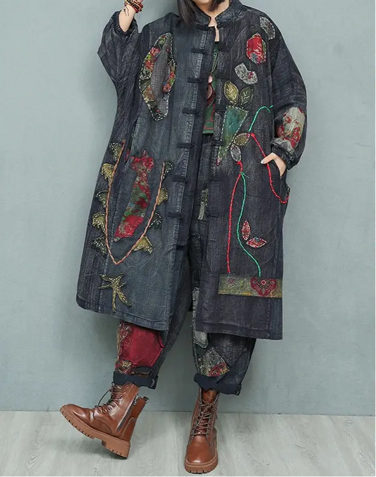 Blue Moon Fashion Windbreaker Denim Coat