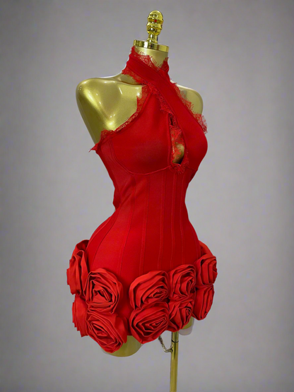 Red Rose Dress