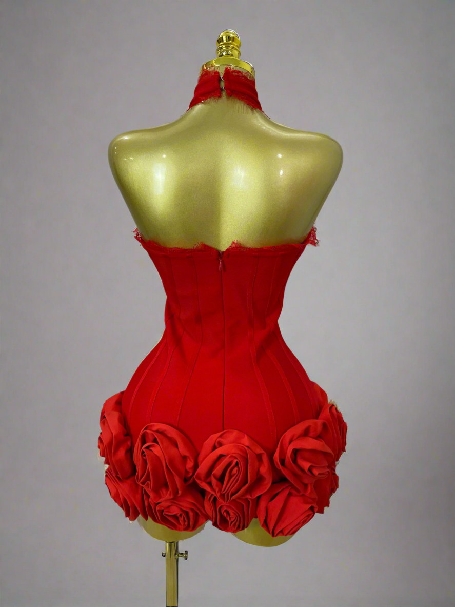 Red Rose Dress