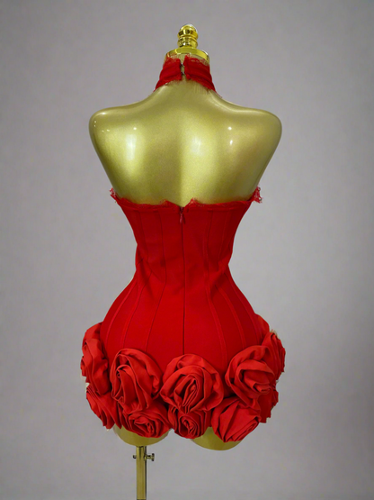 Red Rose Dress