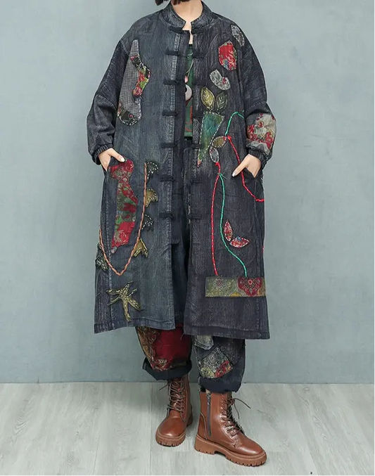 Blue Moon Fashion Windbreaker Denim Coat