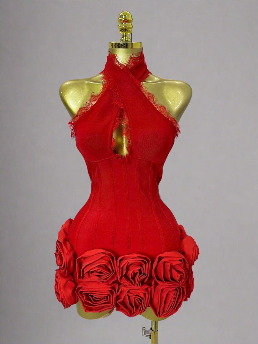 Red Rose Dress