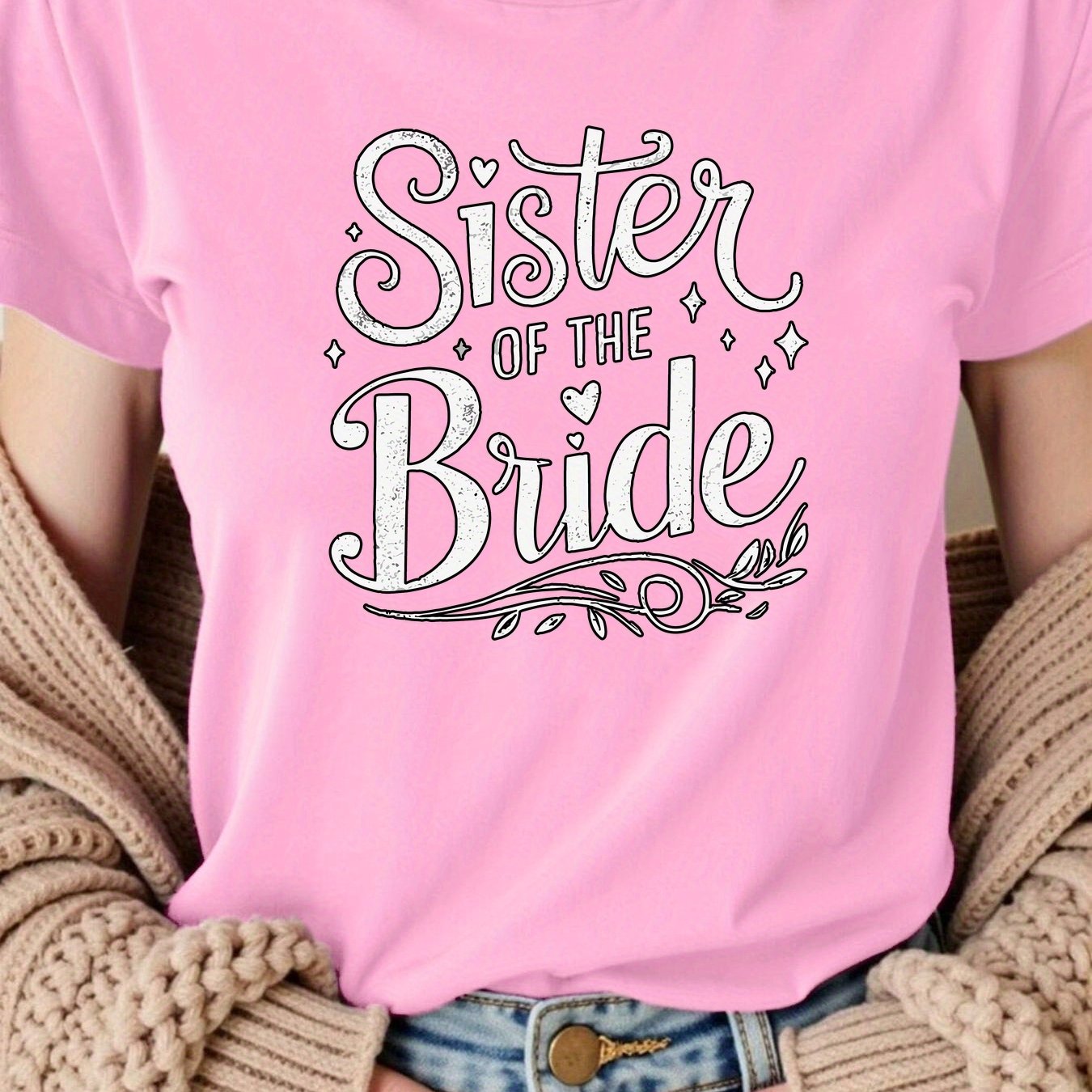 "Sister of the Bride"  T-Shirt