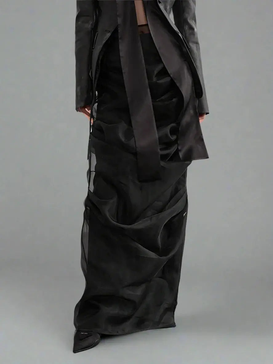 Asta Doble Skirt Blue Moon Fashion House