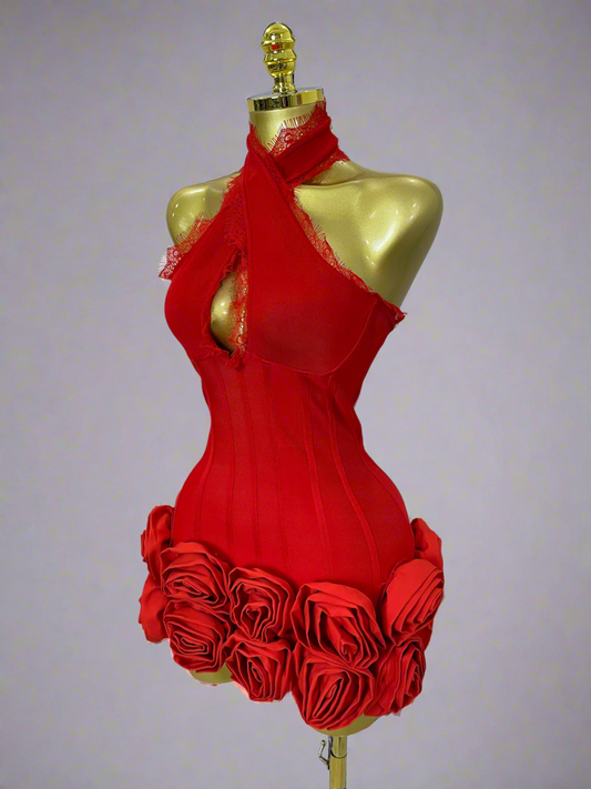 Red Rose Dress