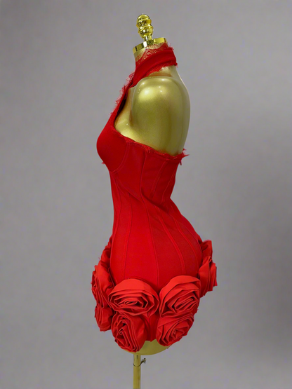 Red Rose Dress