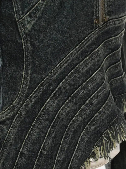 Denim Ira Jacket Blue Moon Fashion House