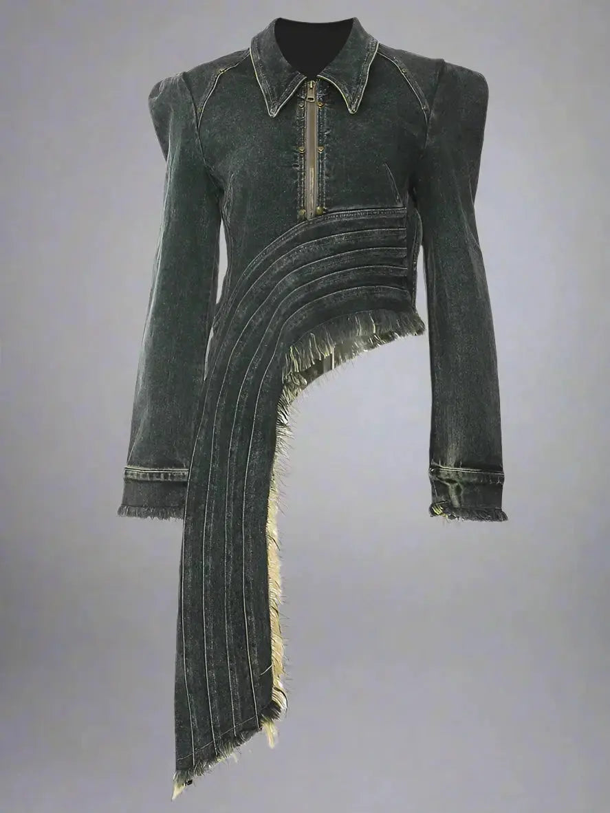 Denim Ira Jacket Blue Moon Fashion House