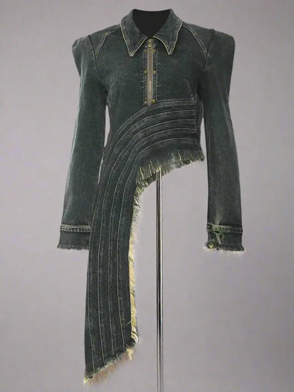 Denim Ira Jacket Blue Moon Fashion House