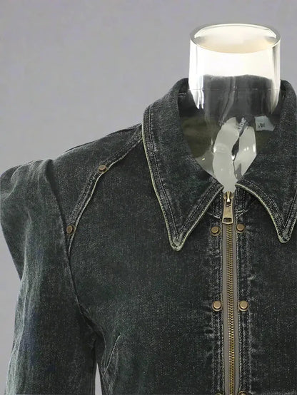 Denim Ira Jacket Blue Moon Fashion House