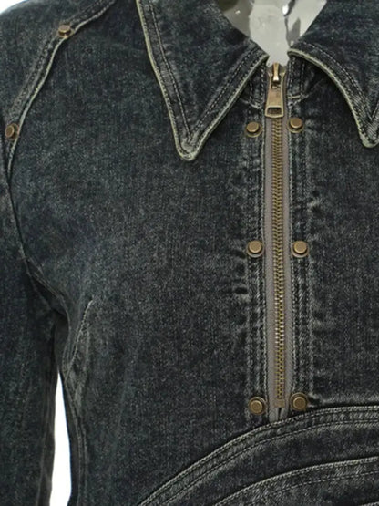 Denim Ira Jacket Blue Moon Fashion House