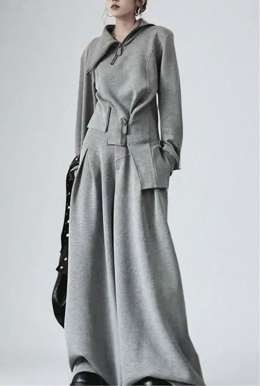 Gray Two Pieces Set 89