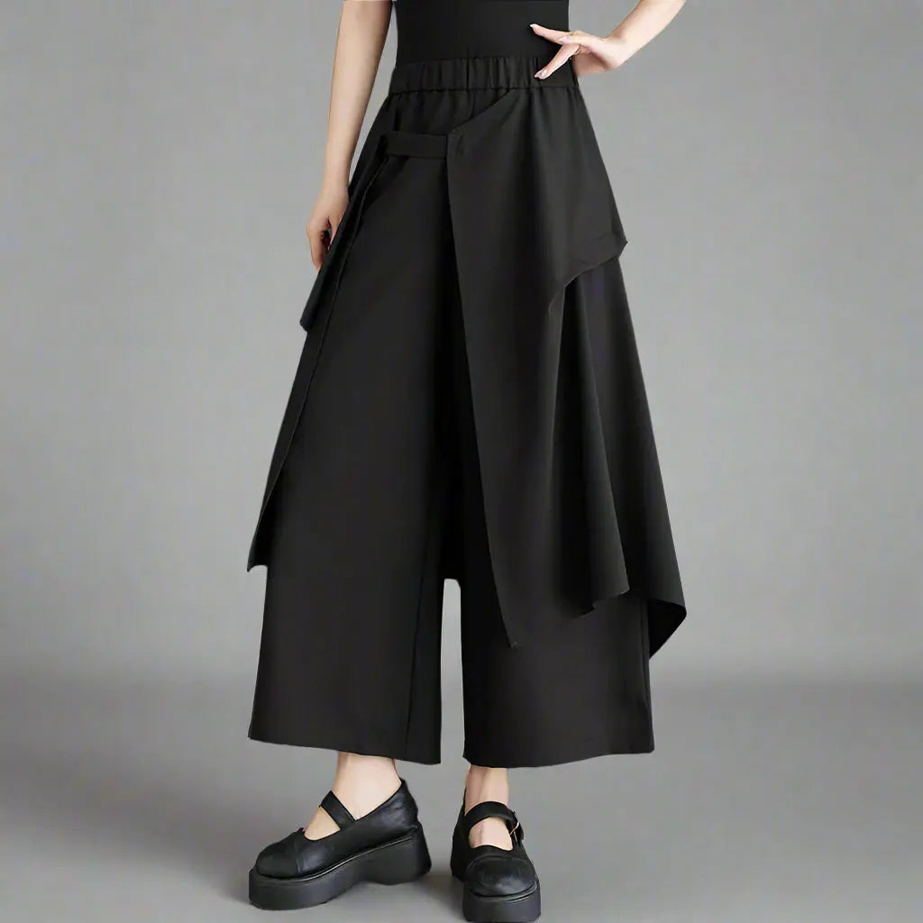 Gothic High Waist Pants Blue Moon Fashion House