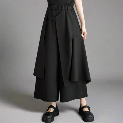 Gothic High Waist Pants Blue Moon Fashion House