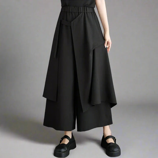 Gothic High Waist Pants Blue Moon Fashion House