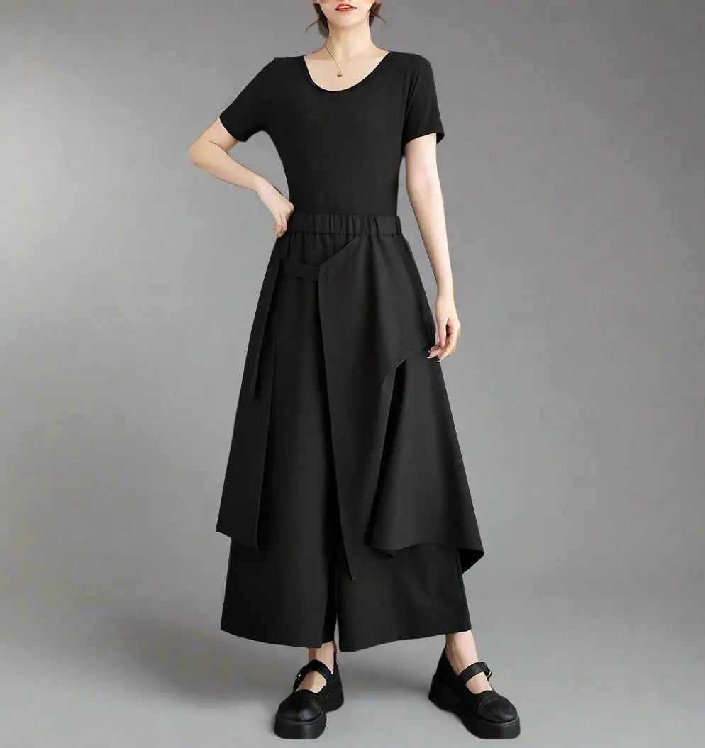 Gothic High Waist Pants Blue Moon Fashion House