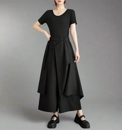 Gothic High Waist Pants Blue Moon Fashion House