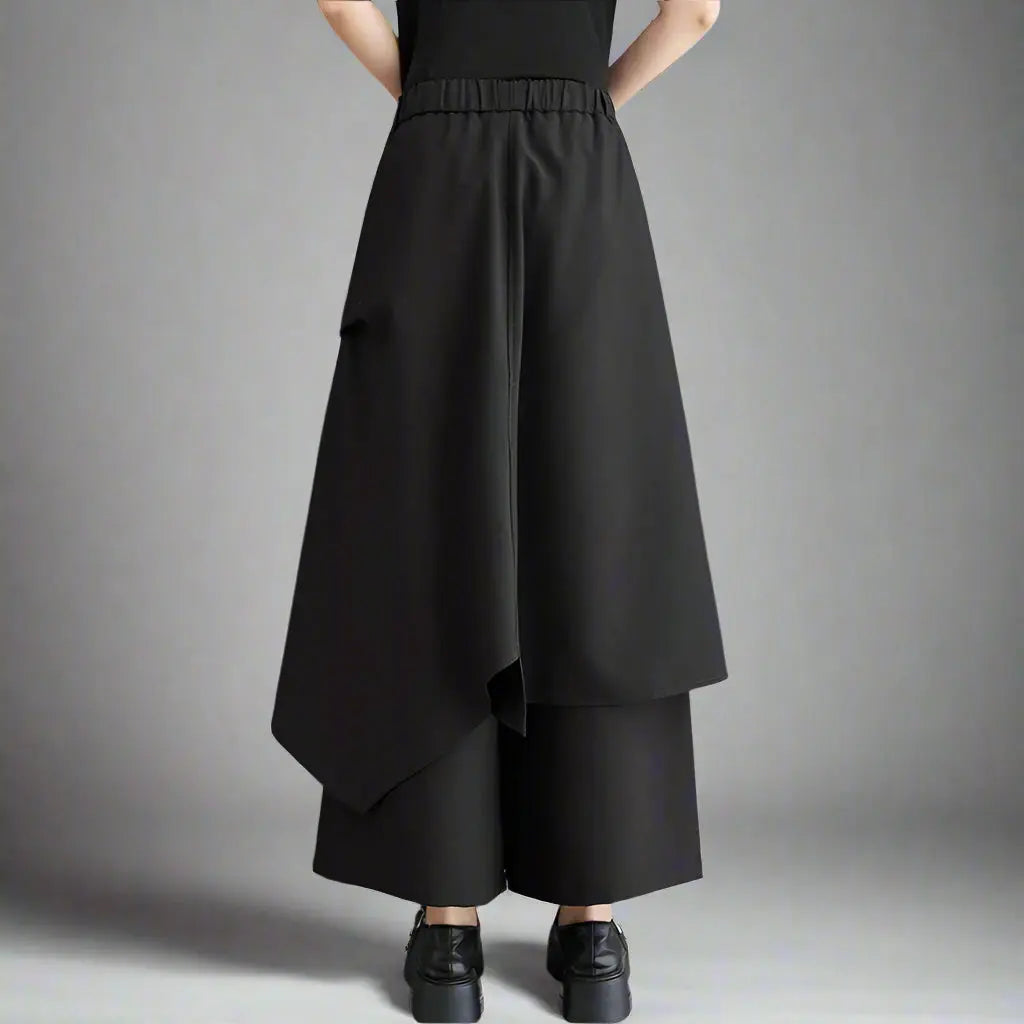 Gothic High Waist Pants Blue Moon Fashion House