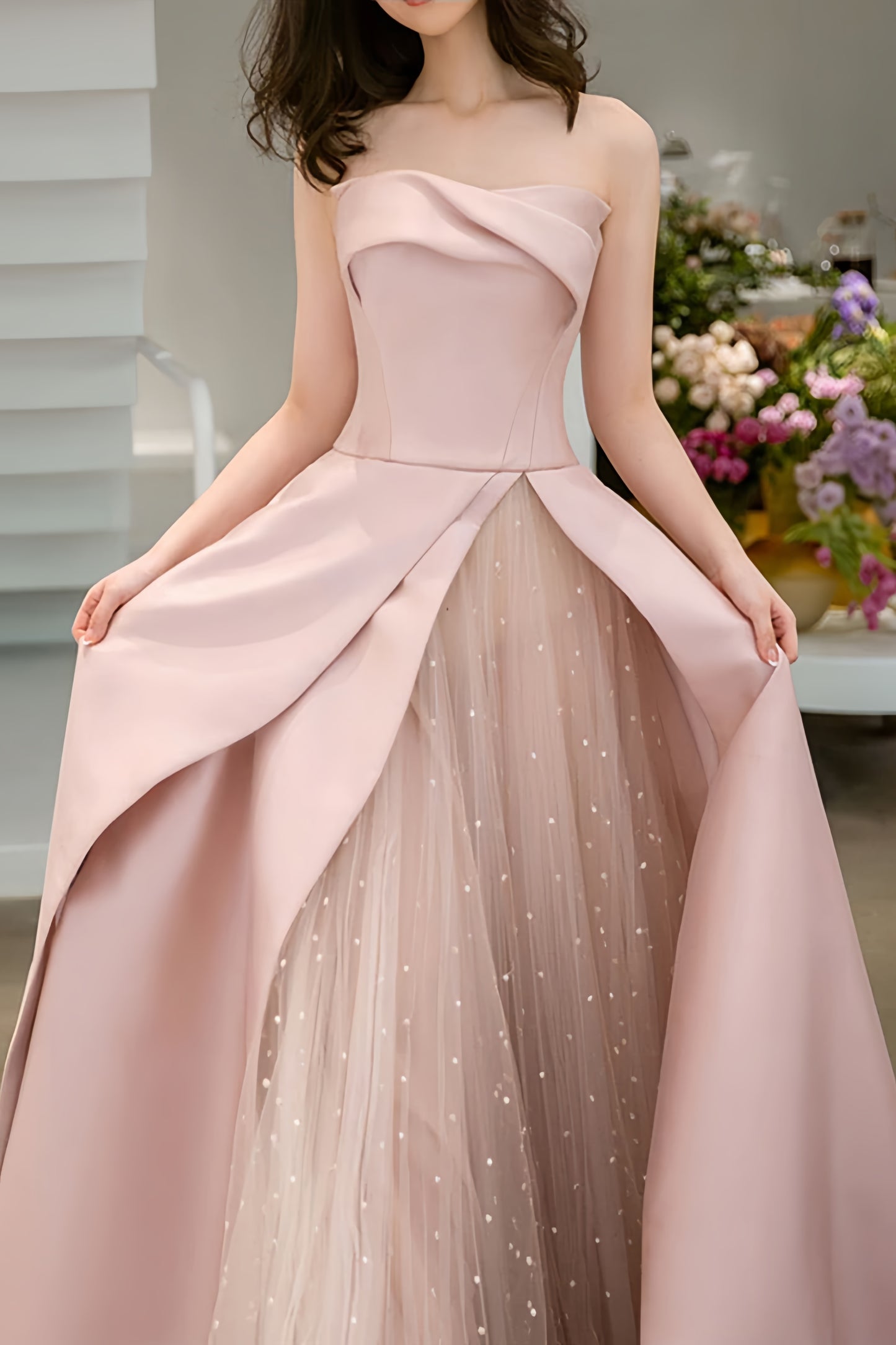 Tulle  Evening  Dresses