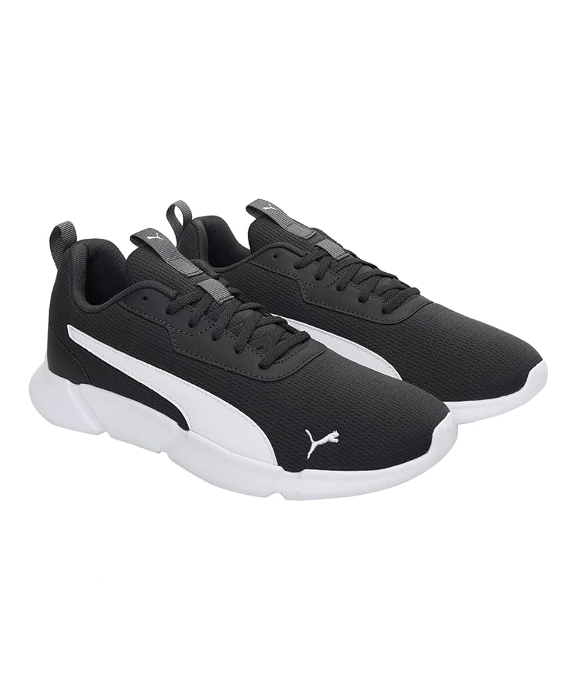 Puma Men Grey Textile Flair 2 Running Shoes, Size 43