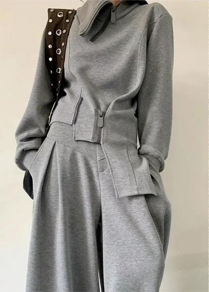 Gray Two Pieces Set 89