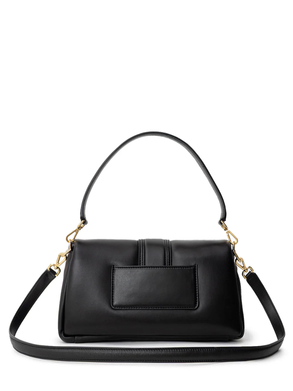 JACQUEMUS BAMBIMOU BAG IN BLACK LEATHER