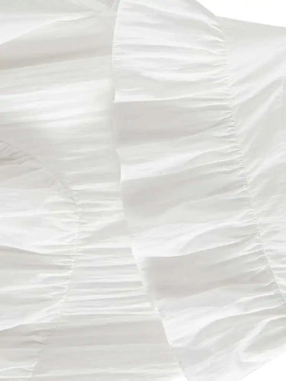 Ruffles Hem  Skirt