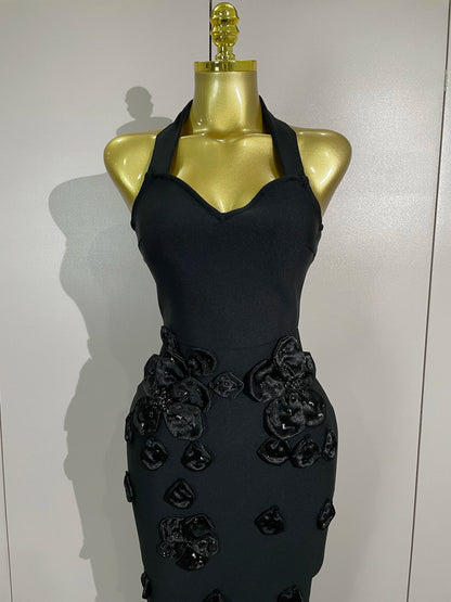 3D Flower Sandra Dress