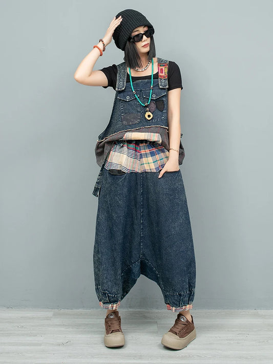 Blue Moon  Fashion Retro  Denim  Ira Two-piece Set