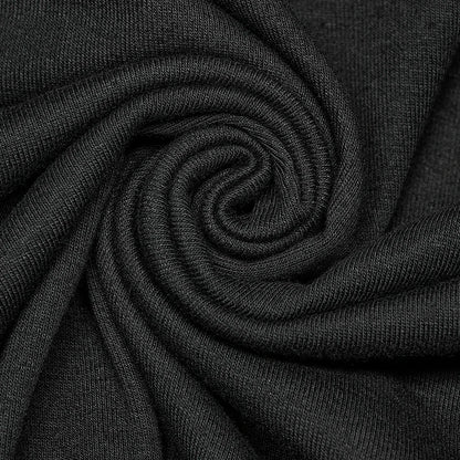 Men's  Distinctive Cracked Leather Knit T-shirt