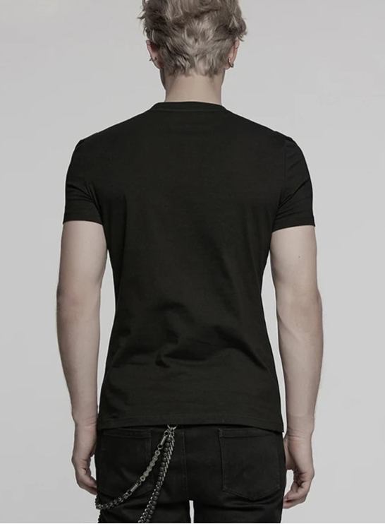 Men's Cyber Punk Short Sleeved Futuristic Avant-garde T-shirt