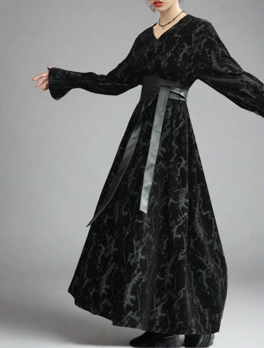 Dark Chenille Dress