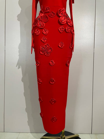 3D Flower Sandra Dress